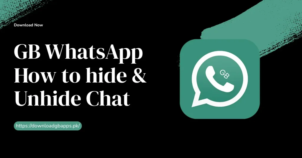 GB WhatsApp How to Hide & Unhide Chat
